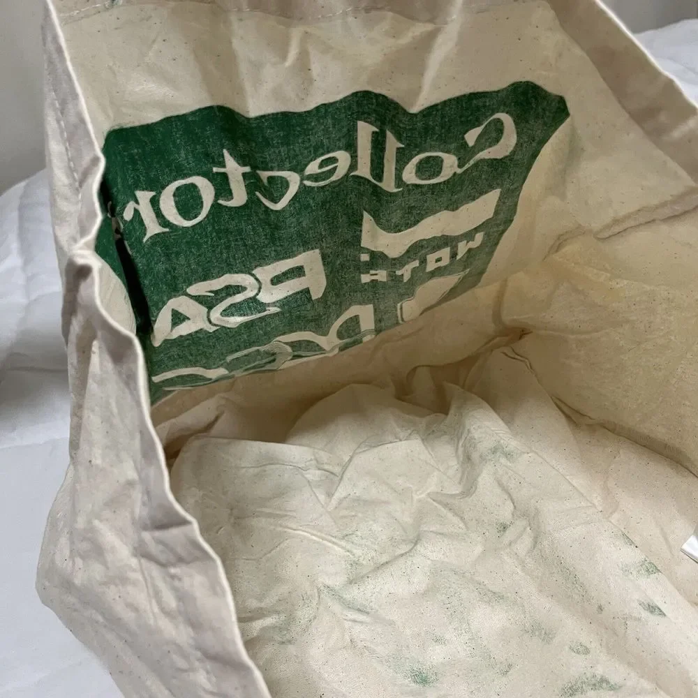 PSA WATA Exclusive Collectors Tote Bag, Cream/Green, Employee‎ Only
